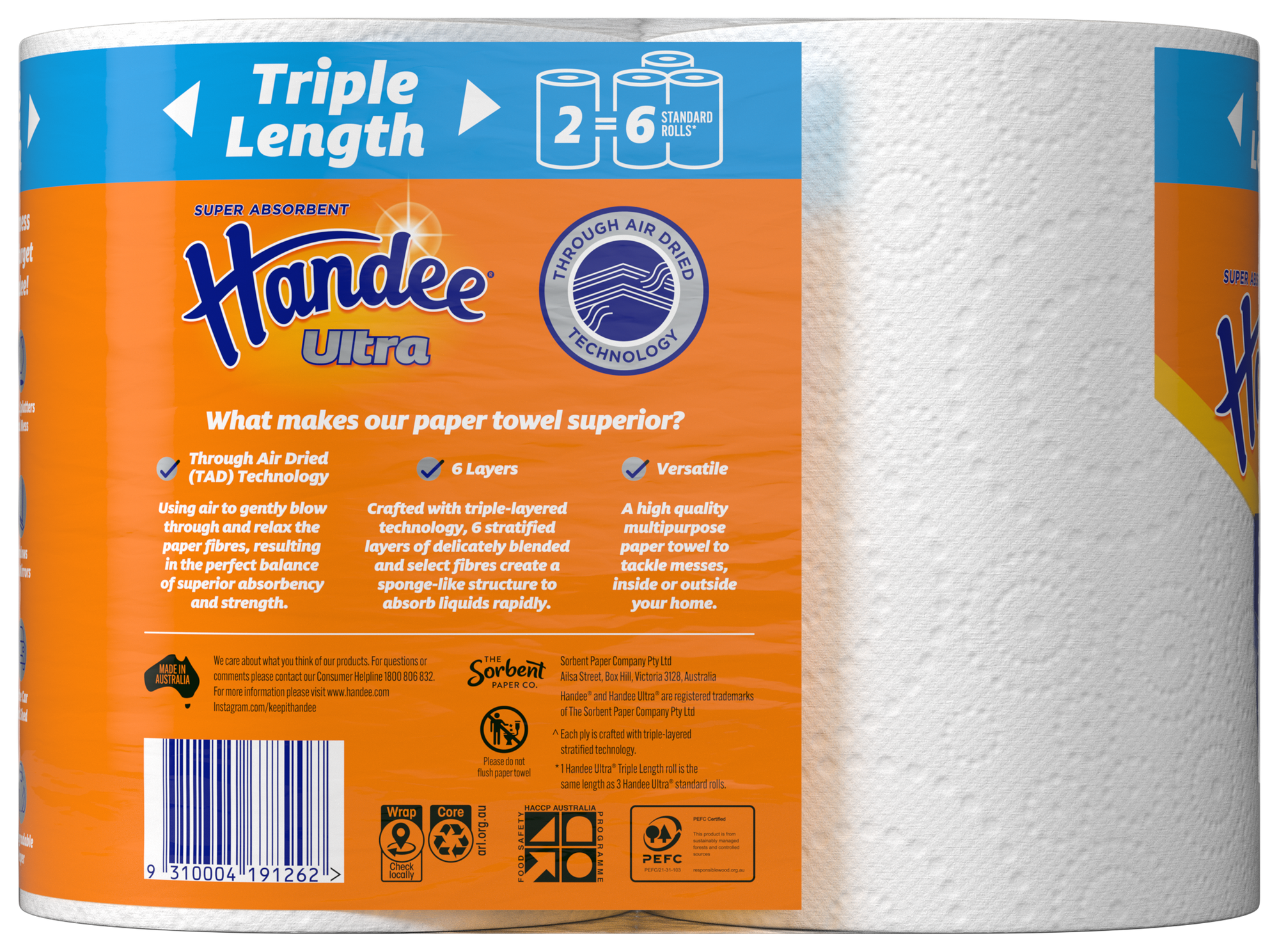 Handee Triple Length Paper Towel